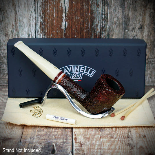 Savinelli Avorio Rustic Brown 409 - 6mm Briar Pipe