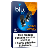 Blu 2.0 Golden Tobacco Vape Pods 18mg/ml 2 Pack