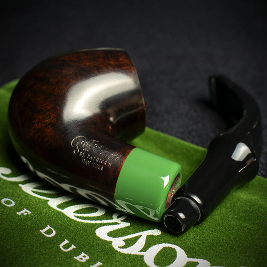 Peterson of Dublin St. Patrick's Day 2024 Heritage "P" Lip Briar Pipe - Shape 314