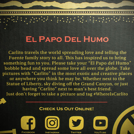 Carlos Carlito Fuente Jnr. Bobblehead (Green) With Short Story Cigar