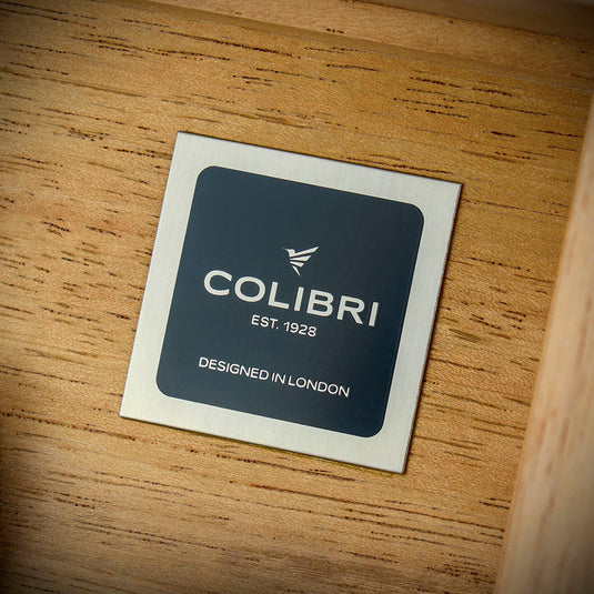 Colibri Quasar Desktop Humidor Grey 40-45 Cigars