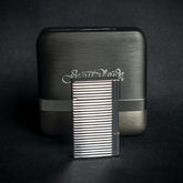 Jean Claude Dustin Cigarette Lighter - Chrome Striped