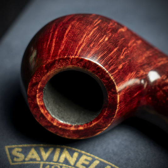 Savinelli Lunaria Smooth Briar Smoking Pipe - Shape 642 6mm
