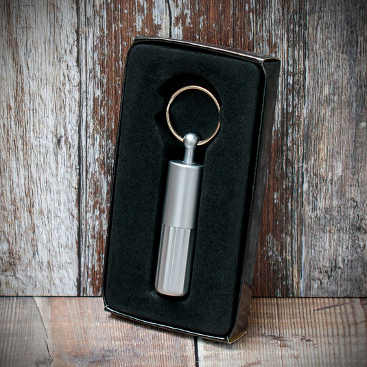 Duo Cut Cigar Punch - (Twin Blades) Silver Finish