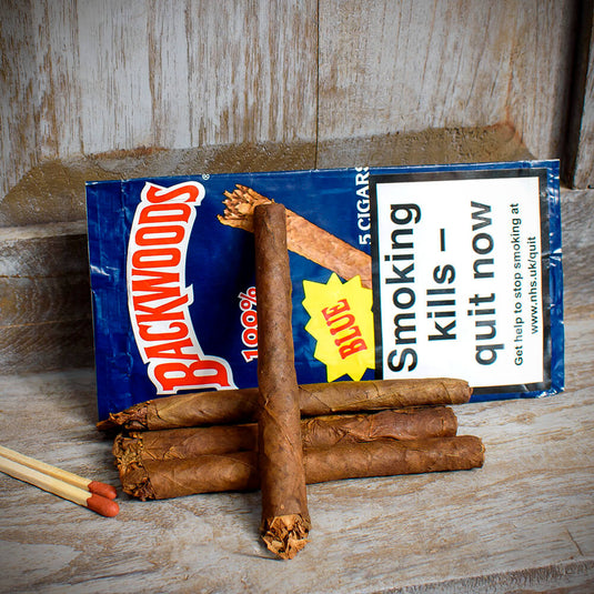 Backwoods Blue Vanilla Cigars - 5 Pack