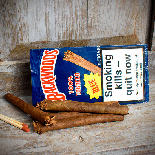 Backwoods Blue Vanilla Cigars - 5 Pack