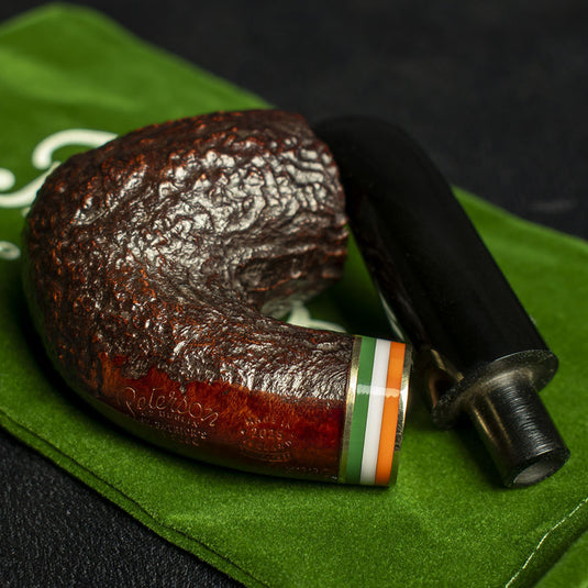 Peterson of Dublin St. Patrick's Day 2026 Sandblast Briar Pipe - Shape X220