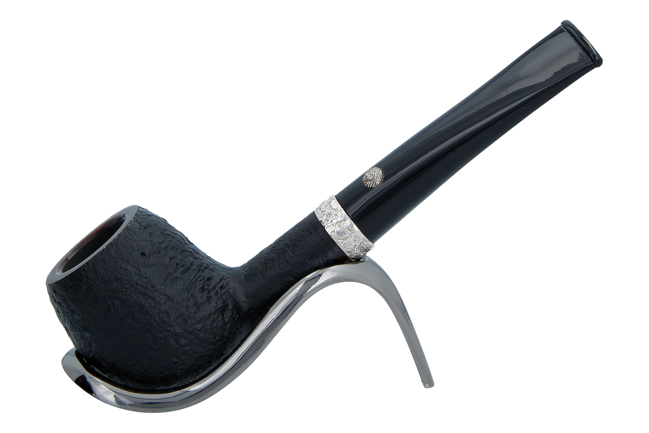 Barling Trafalgar Fossil Briar Pipe - Shape 1816 Smoke-King