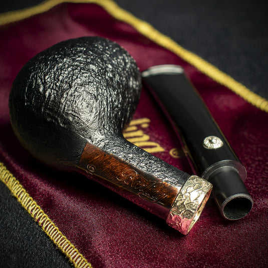 Barling Trafalgar Fossil Briar Pipe - Shape 1816