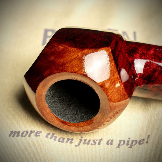 Big Ben Phantom Two Tone Red Polish 9mm Briar Pipe - Shape 495