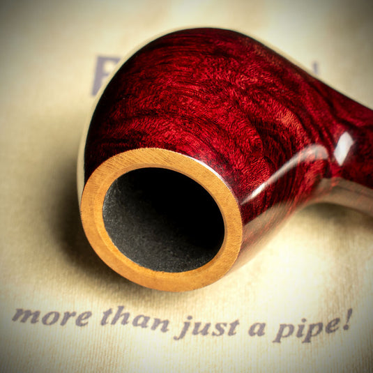 Big Ben Sylvia Two Tone Red Polish 9mm Briar Pipe - Shape 802