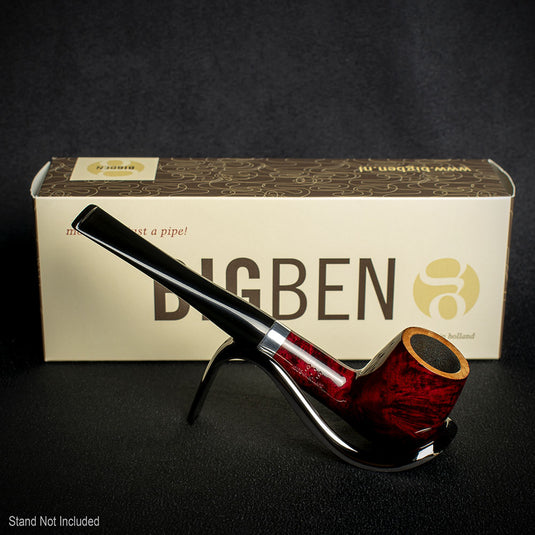Big Ben Sylvia Two Tone Red Polish 9mm Briar Pipe - Shape 808