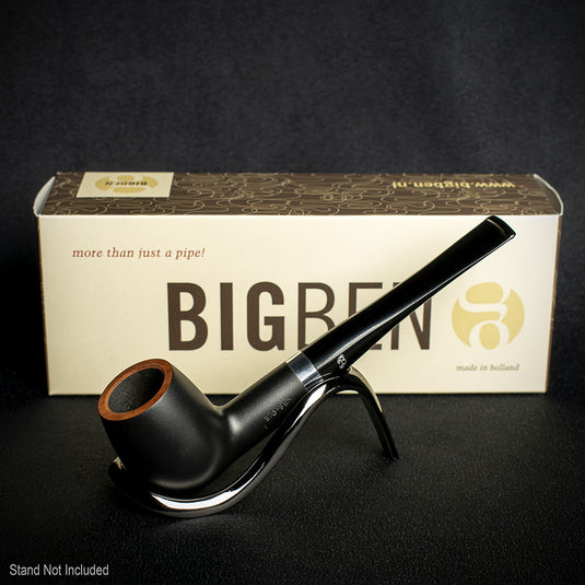 Big Ben Sylvia Black Matte 9mm Briar Pipe - Shape 808