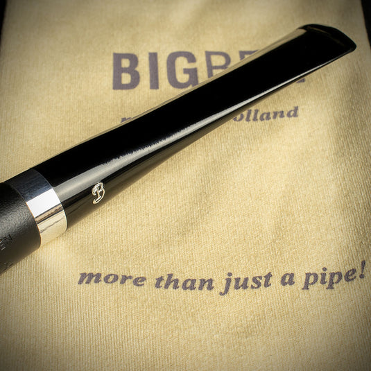 Big Ben Sylvia Black Matte 9mm Briar Pipe - Shape 808