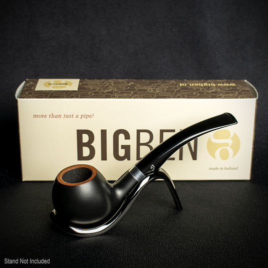 Big Ben Sylvia Black Matte 9mm Briar Pipe - Shape 842