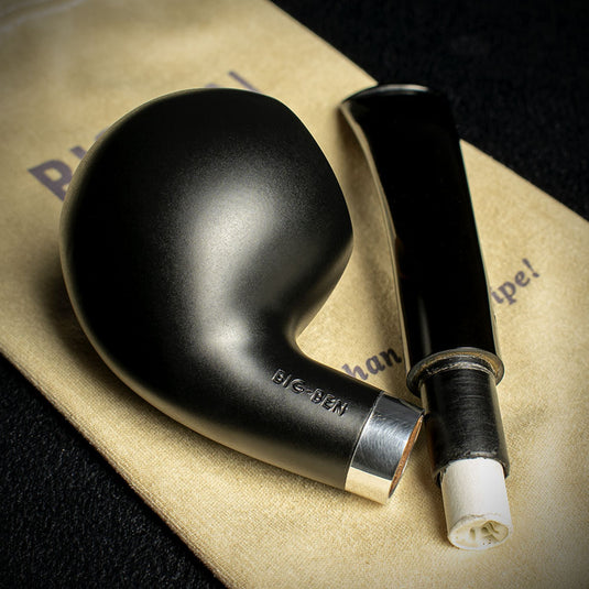 Big Ben Sylvia Black Matte 9mm Briar Pipe - Shape 842