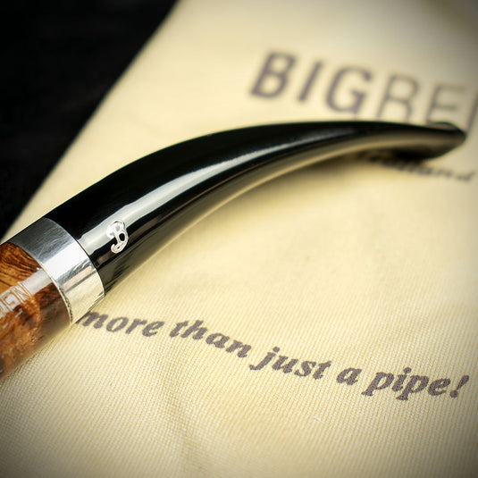 Big Ben Sylvia Tan Polish Briar Smoking Pipe - Shape 855