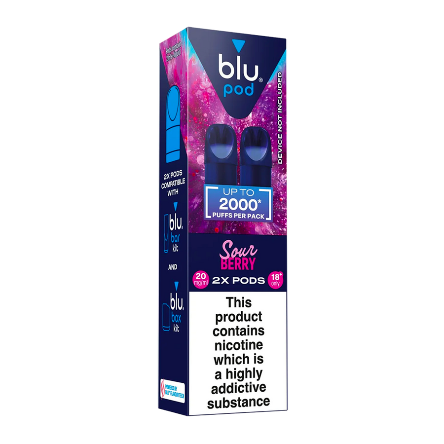 Blu Kit Vape Pods 20mg 2 Pack - Sour Berry