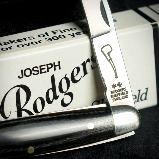 Rodgers Classic Pipe Smokers Knife - Blackwood Handle