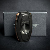 Xikar Flip Dual Cigar Cutter - Black/Bronze