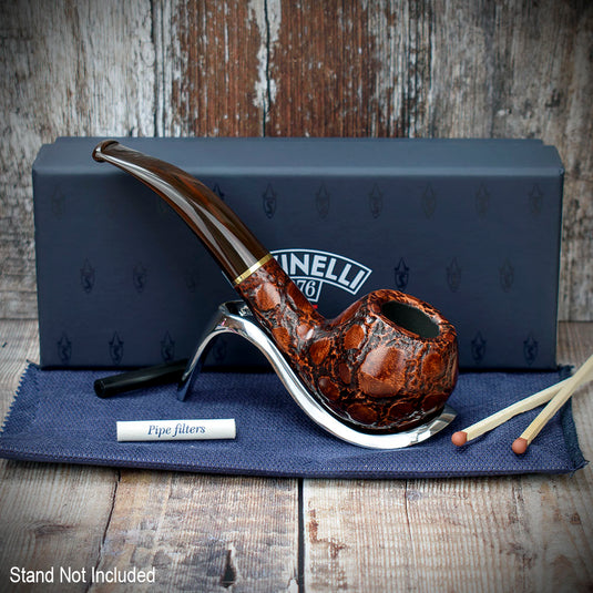 Savinelli | Alligator 6mm Smoking Pipe | Brown 673