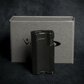Vector VMotion Twin Jet Flame Lighter With Punch Cutter - Black Matte