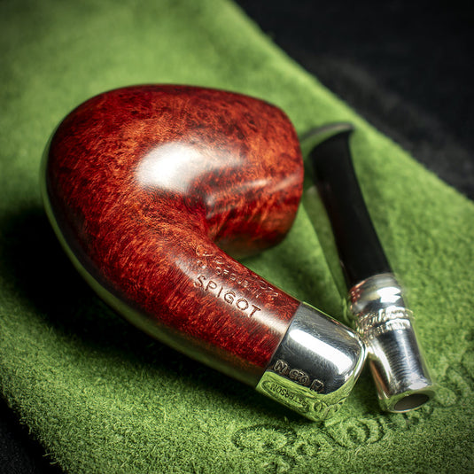 Peterson of Dublin Red Spigot Briar Smoking Pipe - Shape 65
