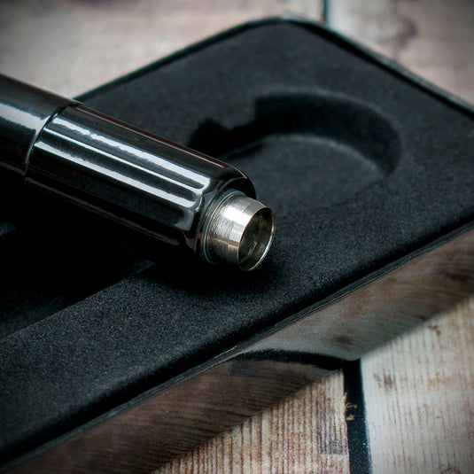 Compact Double Punch Cigar Tool 10mm & 12mm - Black