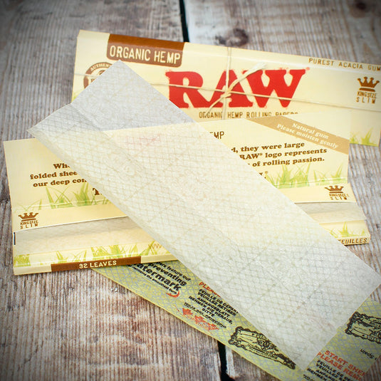 Raw | Organic King Size Slim Papers x 2