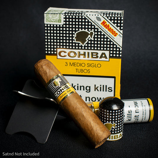 Cohiba Medio Siglo Tubos Cuban Cigars - Pack of 3