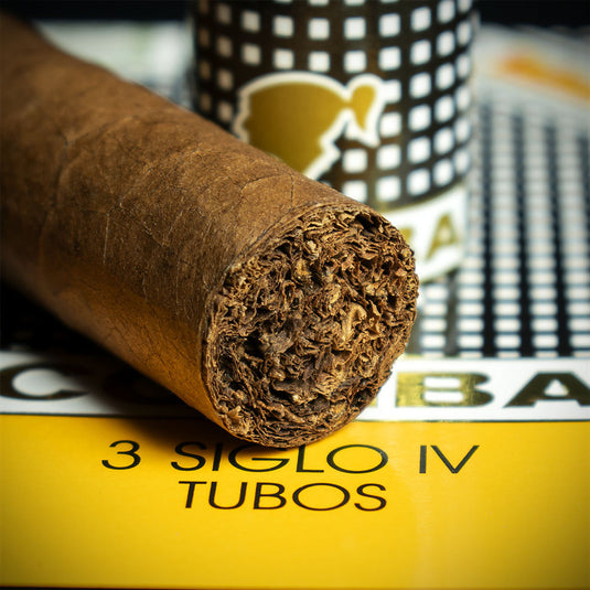 Cohiba Siglo IV Tubos Cuban Cigars - 3 Pack
