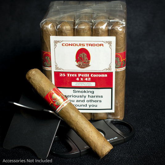 Conquistador Tres Petit Corona Cigars - Bundle of 25