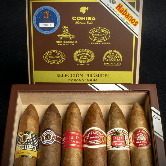 Cuban Piramides Havana Cigar Sampler - Box of 6