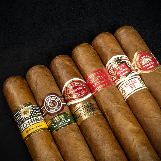 Cuban Robusto Havana Cigar Sampler - Box of 6