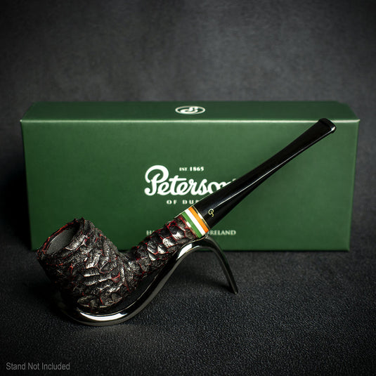 Peterson of Dublin St. Patrick's Day 2026 Rusticated Briar Pipe - Shape 15