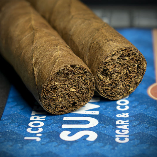 Sample Bag - J. Cortes Sumatra Tubed Cigars & Hine Cigar Reserve Cognac 5cl Miniature