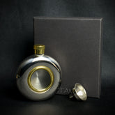 4oz Stainless Steel Porthole Hip Flask