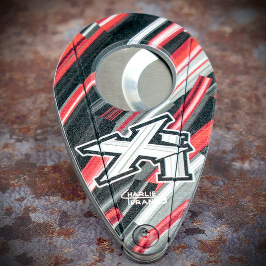 *DISC* Xikar Xi-2 Nightlife Red 201NLR Double Blade Cigar Cutter