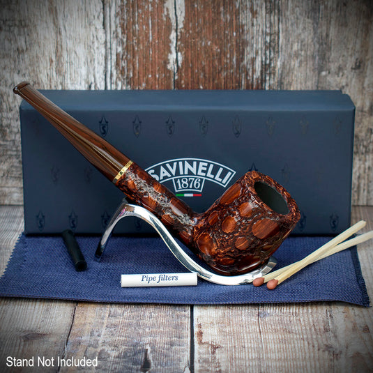 Savinelli | Alligator 6mm Smoking Pipe | Brown 111