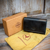Chacom Pipe Tobacco Pouch - Black Leather (CC020 N)