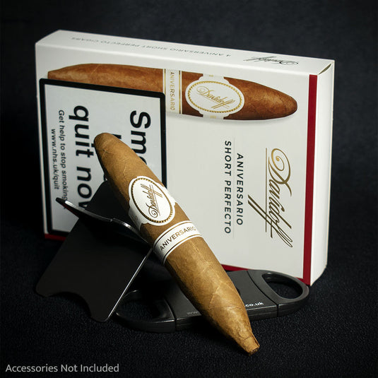 Davidoff Aniversario Series Short Perfecto Cigars - Pack of 4