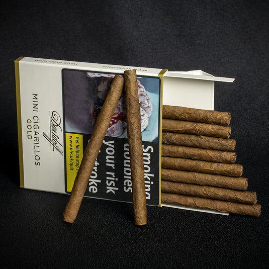 10 Pack - Davidoff Mini Gold Cigarillos