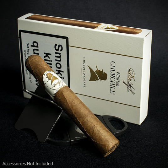 Davidoff Winston Churchill Statesman Robusto Cigars - Pack of 4
