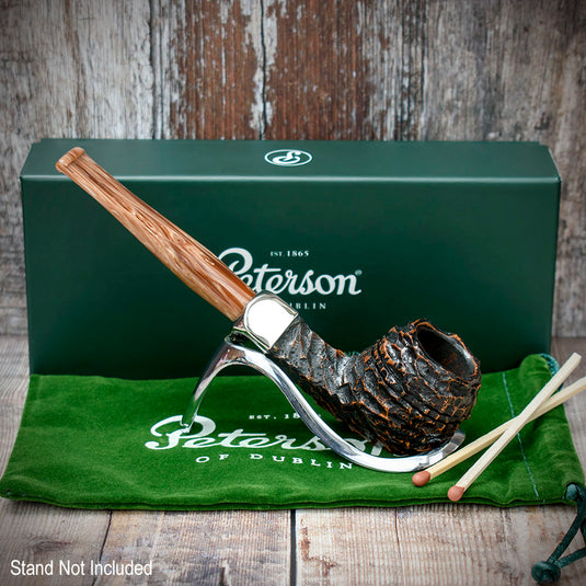 Derry Rusticated Briar Pipe By Peterson of Dublin - Shape 150 (9mm)