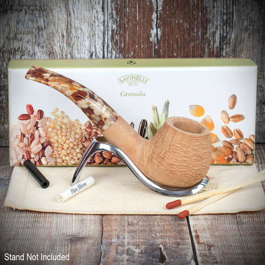 Savinelli Granola Rustic 645 (6mm) Briar Smoking Pipe