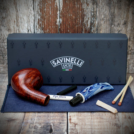 Savinelli Oceano Smooth Briar Pipe- Shape 626