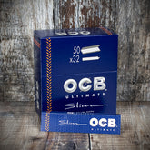 OCB Kingsize Slim Ultimate Rolling Papers - Box of 50 Papers