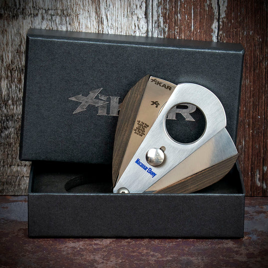 Xikar Xi-3 Macassar Ebony 300ME Double Blade Cigar Cutter
