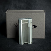 Vector VMotion Twin Jet Flame Lighter With Punch Cutter - Chrome Matte