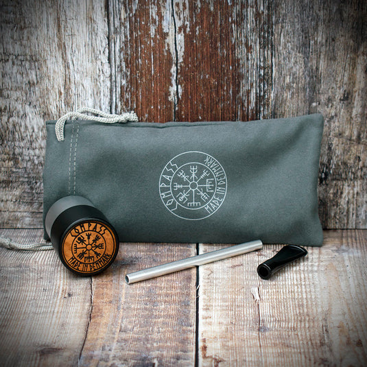 Erik Nording Aluminium (Silver) Briar Lined Sailor Pipe